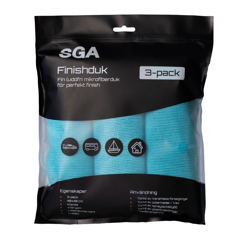 SGA Finishduk, 3-pack 40x40cm
