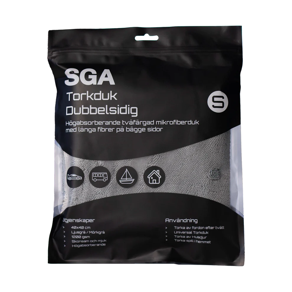 Torkhandduk SGA Torkduk Dubbelsidig - Small, 40x40cm
